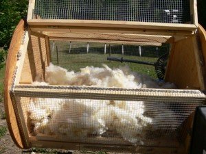cleaning alpaca fibre