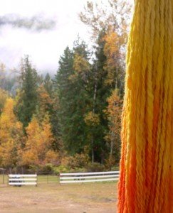 dyeing yarn, wool dyeing tutorial, how to felt a bar of soap