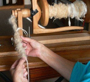 spinning art yarn for texture