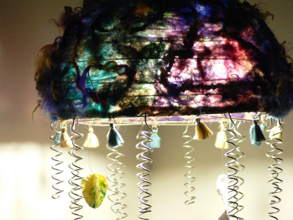 felted lampshade