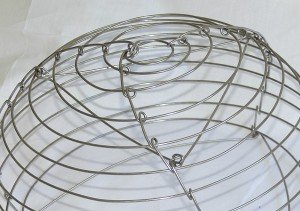 how to make a wire frame for lampshade