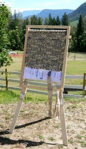 rag rug making, simple loom plans