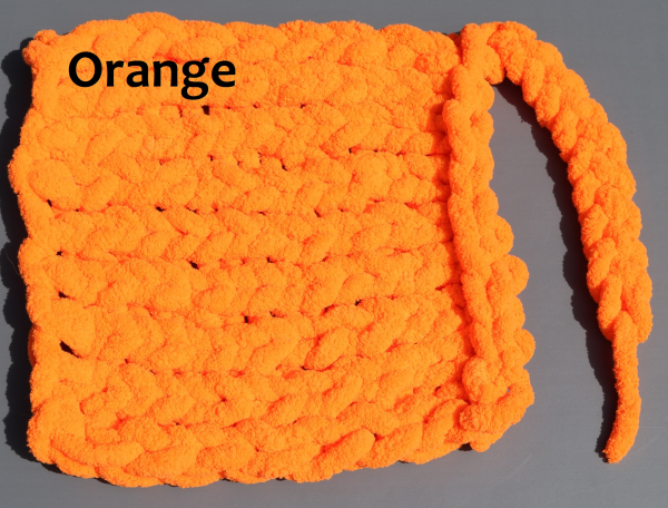 super chunky chenille yarn for your team colours