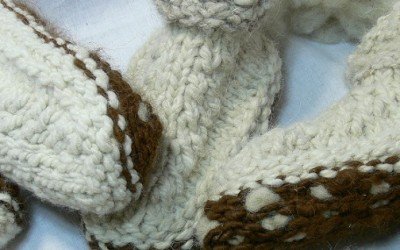 Super-Warm Thrummed All-Natural Slippers